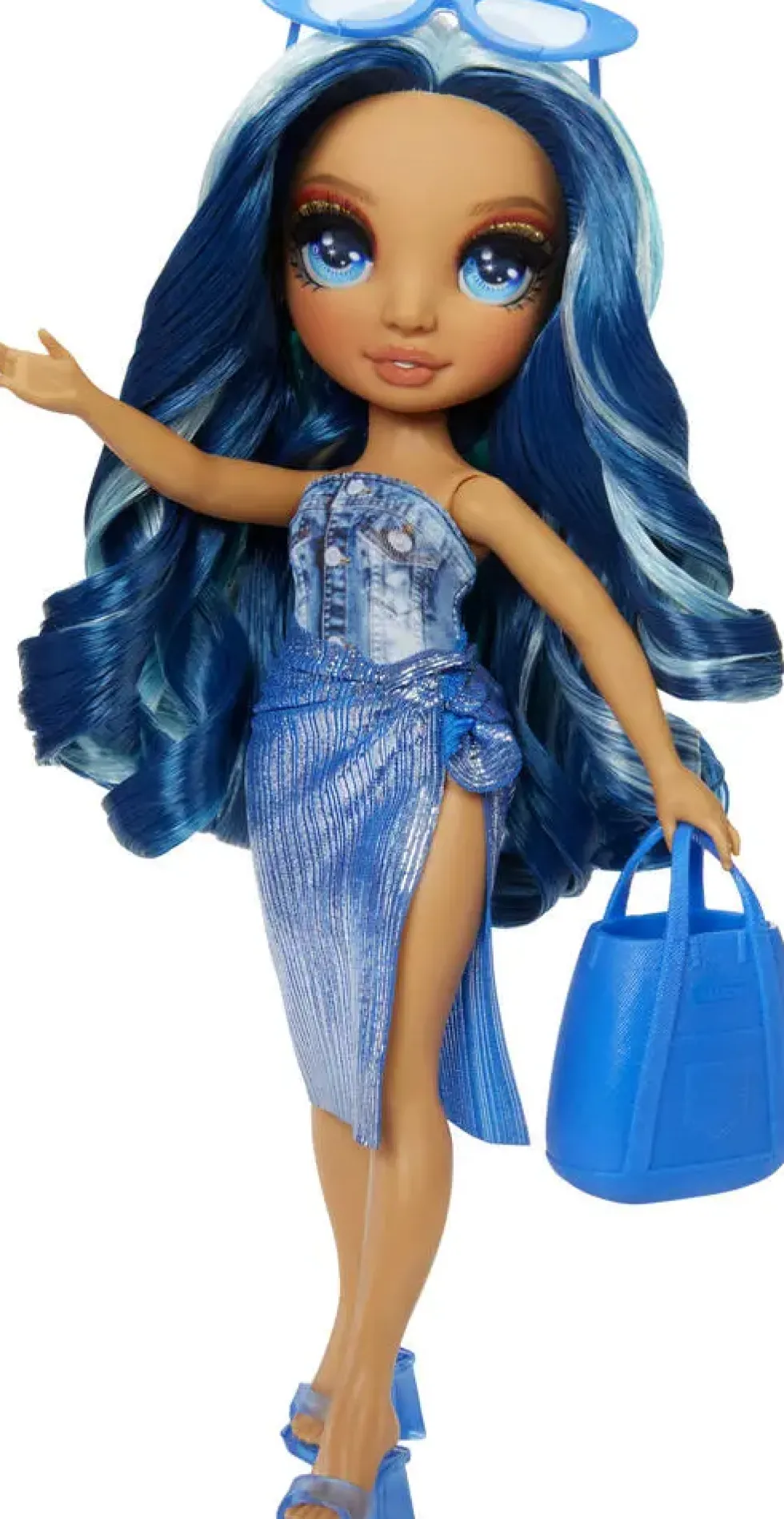 RAINBOW HIGH SWIM ET STYLE POUPEE MANNEQUIN 27 CM - SKYLER BLEU