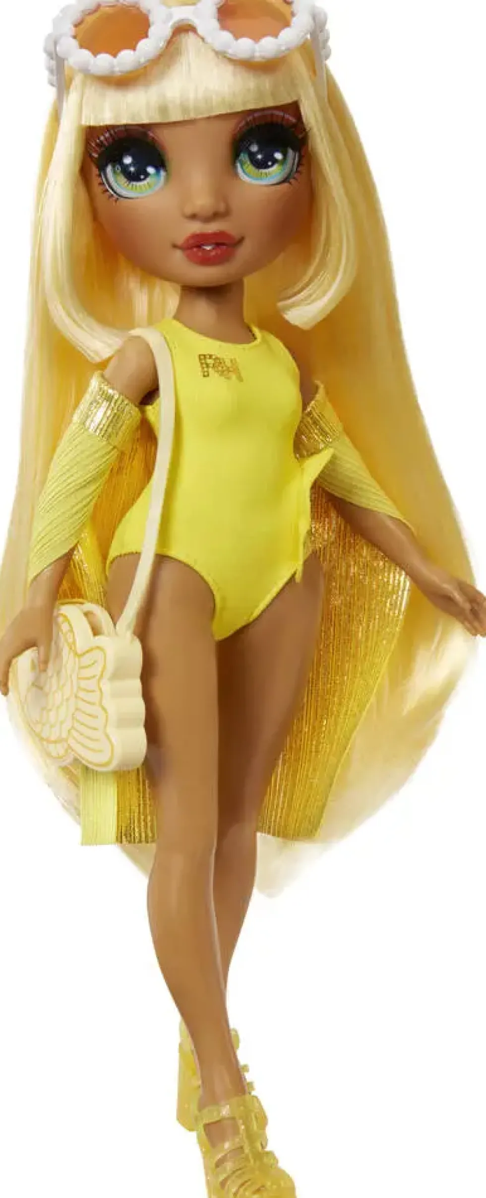 RAINBOW HIGH SWIM ET STYLE POUPEE MANNEQUIN 27CM - SUNNY JAUNE