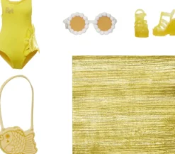 RAINBOW HIGH SWIM ET STYLE POUPEE MANNEQUIN 27CM - SUNNY JAUNE