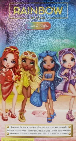 RAINBOW HIGH SWIM ET STYLE POUPEE MANNEQUIN 27CM - SUNNY JAUNE