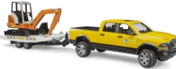 RAM POWER 2500 RENTAL SERVICE AVEC MINI PELLE ET REMORQUE
