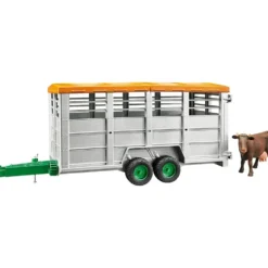 REMORQUE BETAILLERE AVEC UNE VACHE