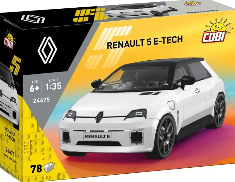 RENAULT 5 E-TECH BLANCHE 1:35