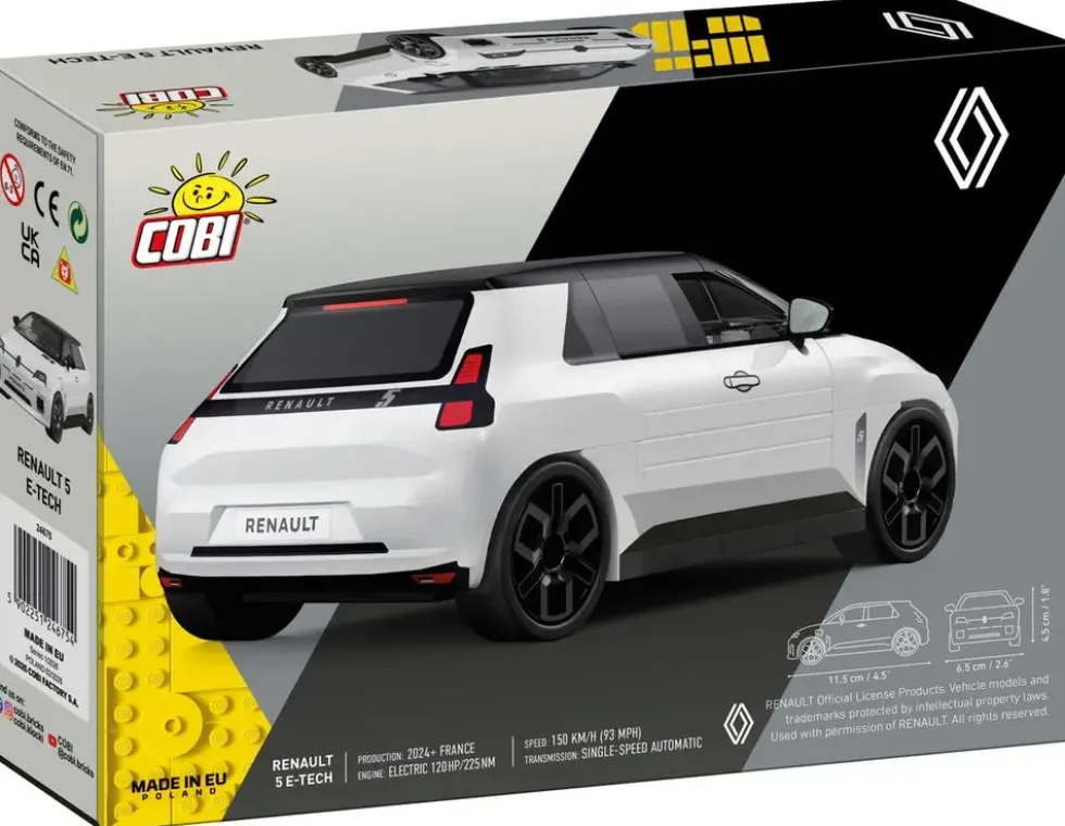 RENAULT 5 E-TECH BLANCHE 1:35