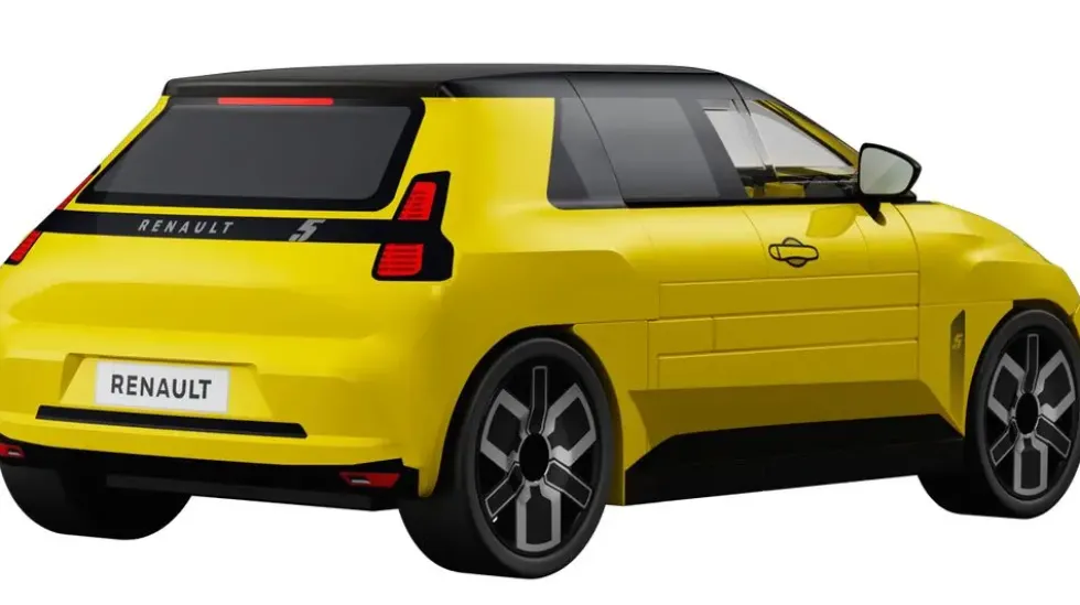 RENAULT 5 E-TECH JAUNE 1:35