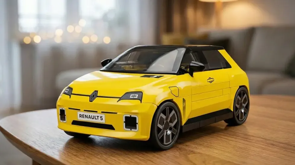 RENAULT 5 E-TECH JAUNE 1:35