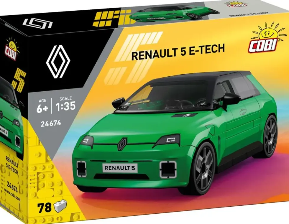 RENAULT 5 E-TECH VERTE 1:35