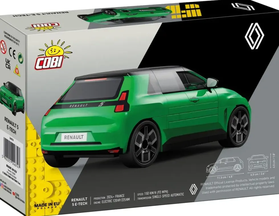 RENAULT 5 E-TECH VERTE 1:35