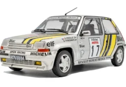 1/18 RENAULT 5 GT TURBO MK2 SILVER #17 A.OREILLE TOUR DE CORSE 1989