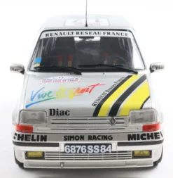 1/18 RENAULT 5 GT TURBO MK2 SILVER #17 A.OREILLE TOUR DE CORSE 1989