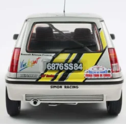1/18 RENAULT 5 GT TURBO MK2 SILVER #17 A.OREILLE TOUR DE CORSE 1989