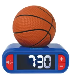 REVEIL VEILLEUSE BASKET AVEC EFFETS SONORES ET LUMINEUX