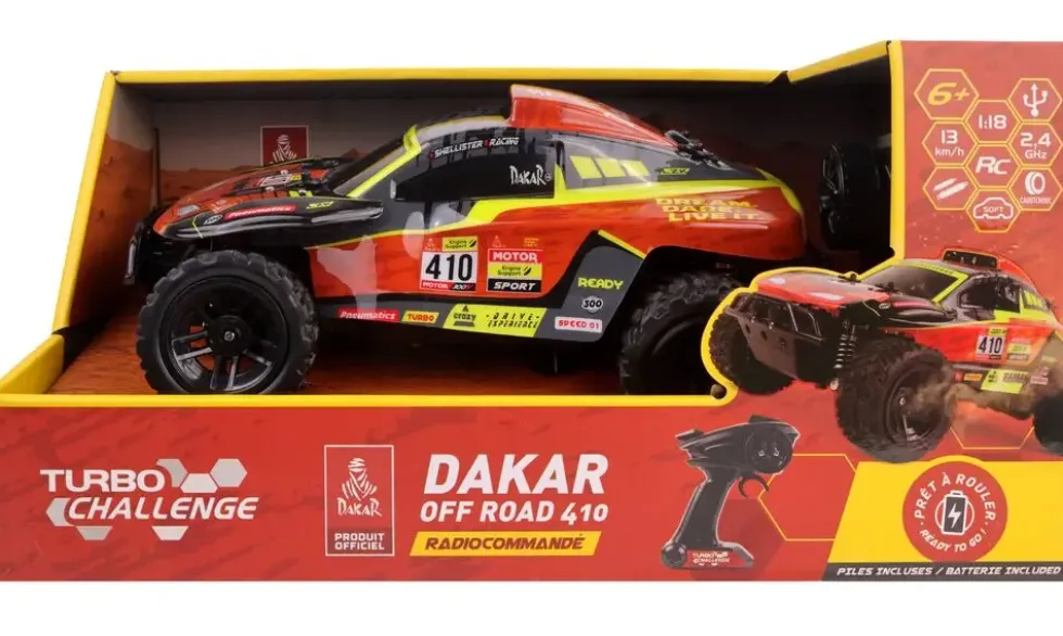 1/18 - ROAD DAKAR 28 CM RADIOCOMMANDE 2.4GHZ