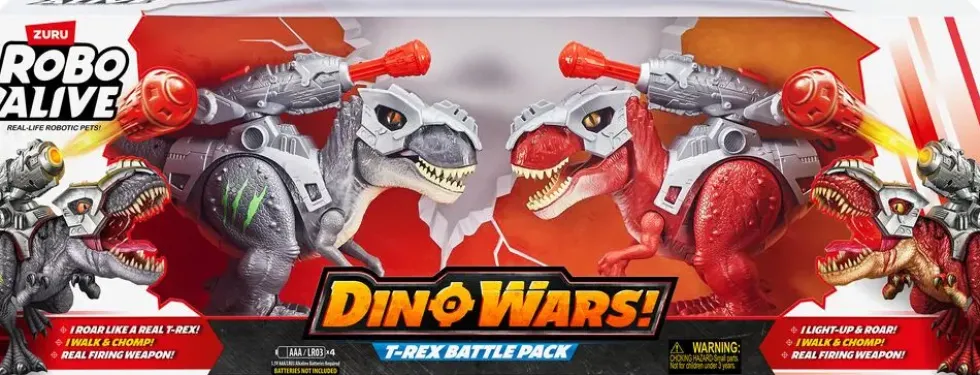 ROBO ALIVE - DINOS WARS - PACK BATAILLE T-REX