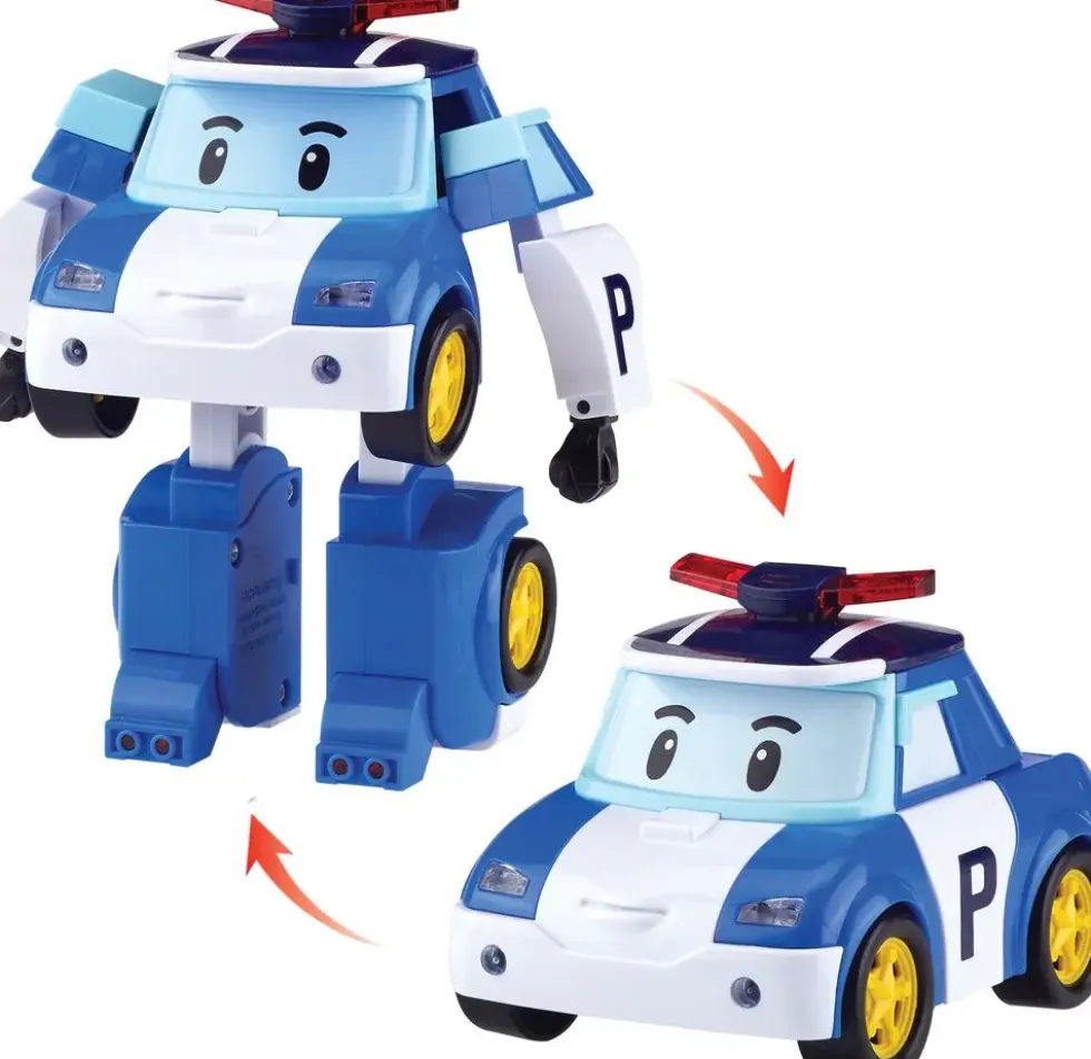 ROBOCAR POLI - VEHICULE TRANSFORMABLE 2 EN 1 - POLI LE POLICIER