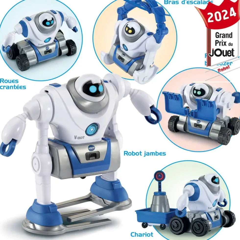 ROBOT - V-BOT EXPLORER MON ROBOT 5 EN 1