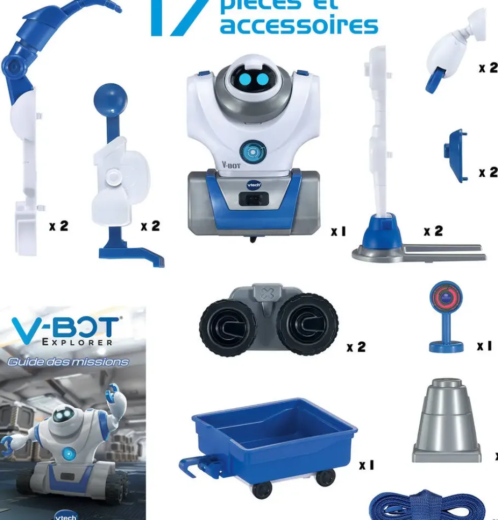 ROBOT - V-BOT EXPLORER MON ROBOT 5 EN 1