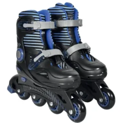 ROLLERS EN LIGNE AJUSTABLES TAILLE 36-39 BLEU