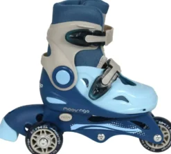 ROLLERS EVOLUTIFS 3 ROUES TAILLE27-30 BLEU