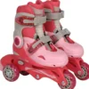 ROLLERS EVOLUTIFS 3 ROUES TAILLE 27-30 ROSE