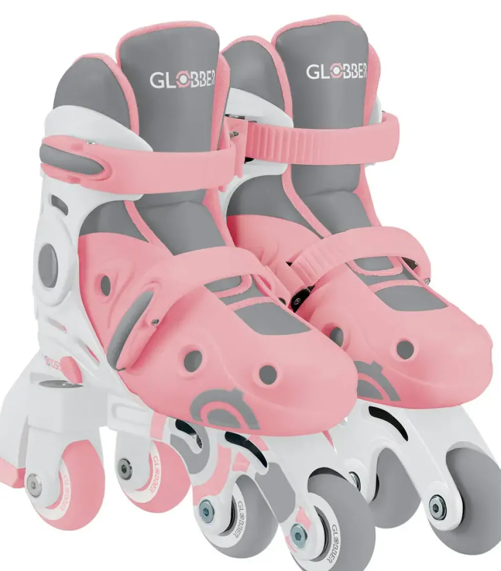ROLLERS LEARNING 2-EN-1 EVOLUTIFS ENFANT TAILLE 30 A 33 ROSE