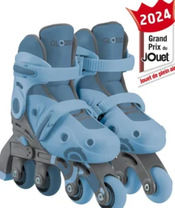 ROLLERS LEARNING 2-EN-1 EVOLUTIFS ENFANT TAILLE 30 A 33 BLEU