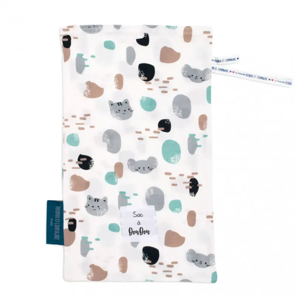 SAC A DOUDOU EN COTONAVEC MOTIFS