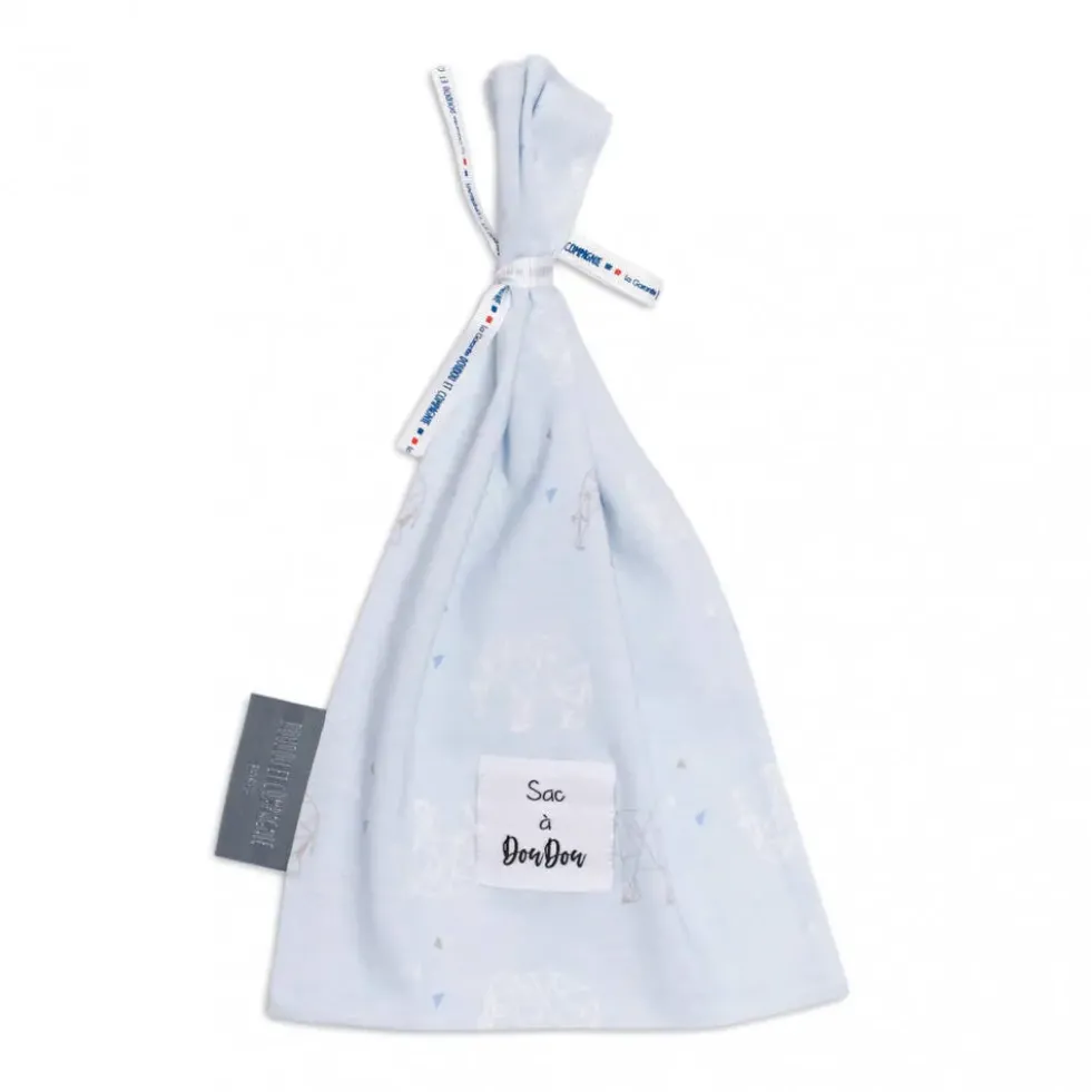 SAC A DOUDOU EN COTONAVEC MOTIFS