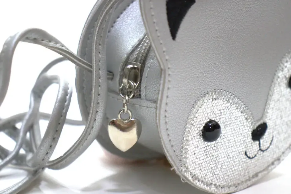 SAC BANDOULIERE CHATON PAILLETE