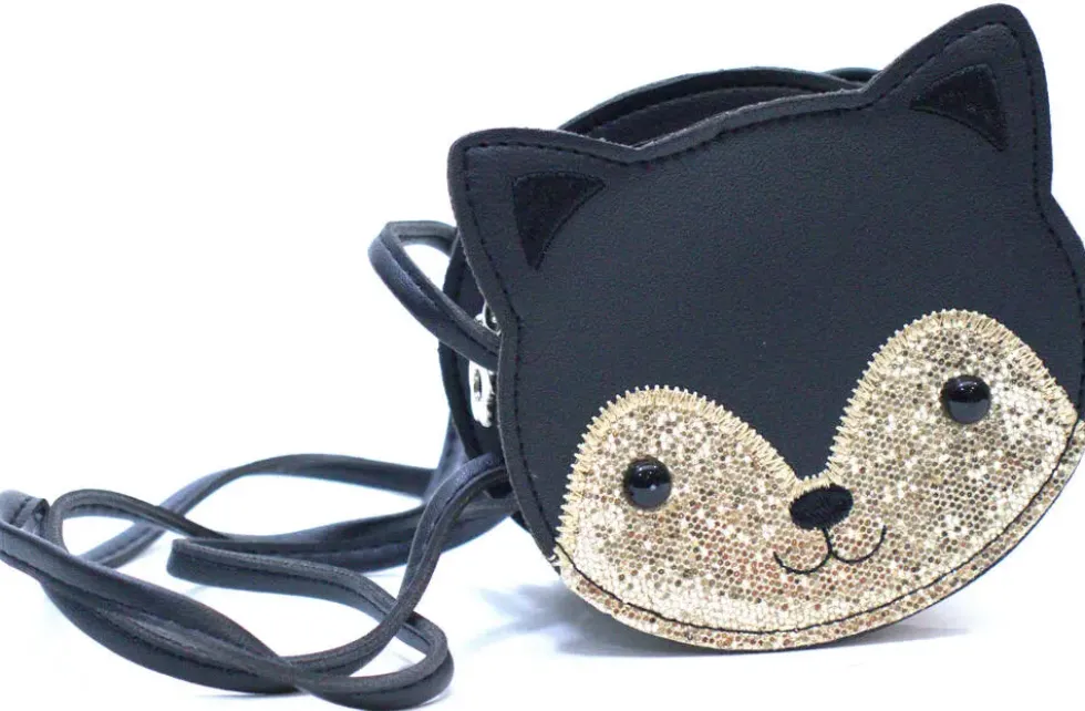 SAC BANDOULIERE CHATON PAILLETE