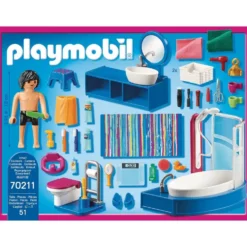 SALLE DE BAIN AVEC BAIGNOIRE - 70211