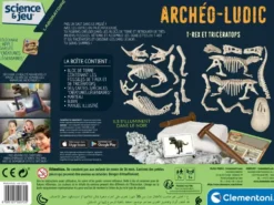 SCIENCE & JEU - ARCHEO LUDIC - T-REX & TIRCERATOPS