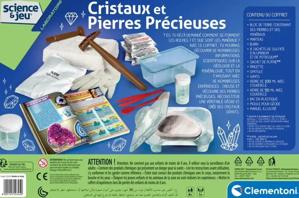 SCIENCE & JEU - CRISTAUX ET PIERRES PRECIEUSES