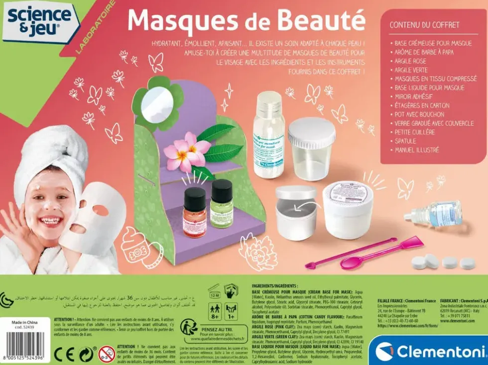 SCIENCE & JEU - MASQUES DE BEAUTE