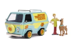 1/24 SCOOBY DOO MYSTERY MACHINE W - FIGURE BLUE HOLLYWOOD RIDES