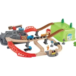 SET DE CONSTRUCTION CIRCUIT TRAIN 50 PIÈCES