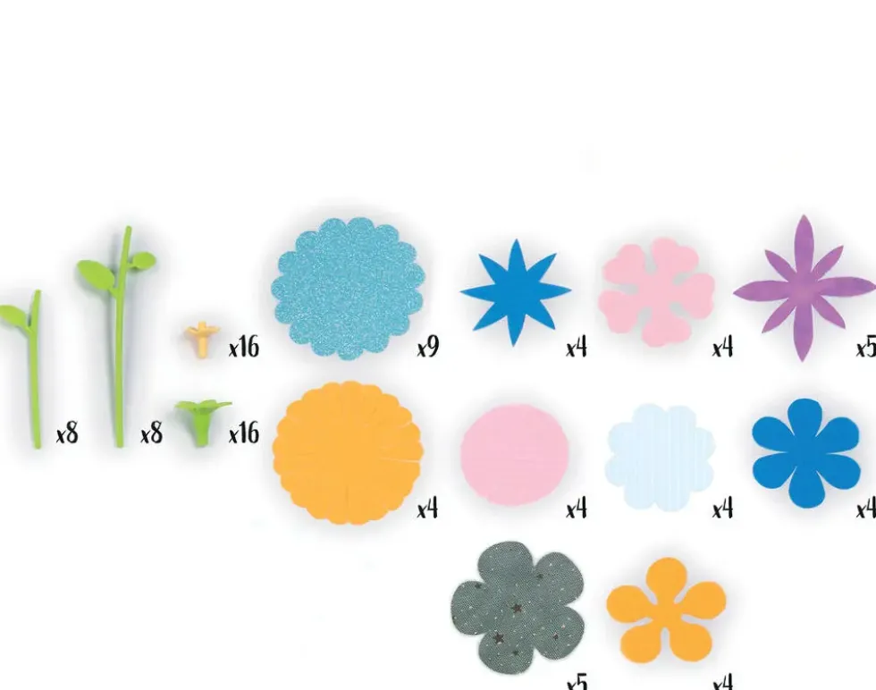 SET DE FLEURS