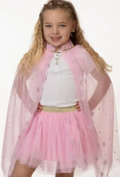 SET DEGUISEMENT CAPE ET TUTU ROSE - TAILLE UNIQUE