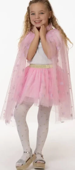 SET DEGUISEMENT CAPE ET TUTU ROSE - TAILLE UNIQUE
