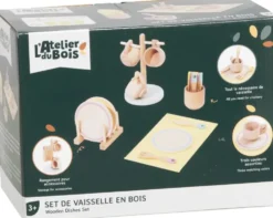 SET DE VAISSELLE EN BOIS