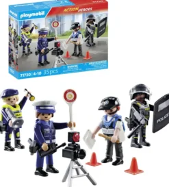 SET METIERS DE LA POLICE : 4 POLICIERS - 71730