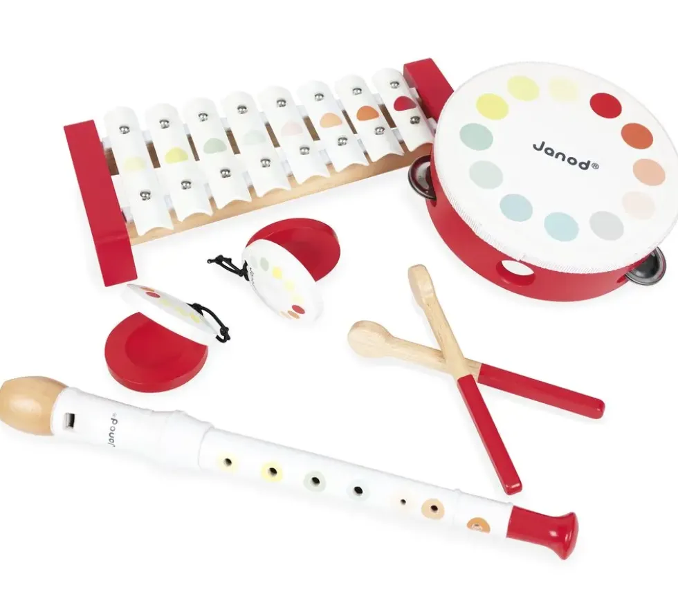SET MUSICAL CONFETTI EN BOIS