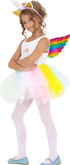 SET TUTU LICORNE AILES ET ACCESSOIRES