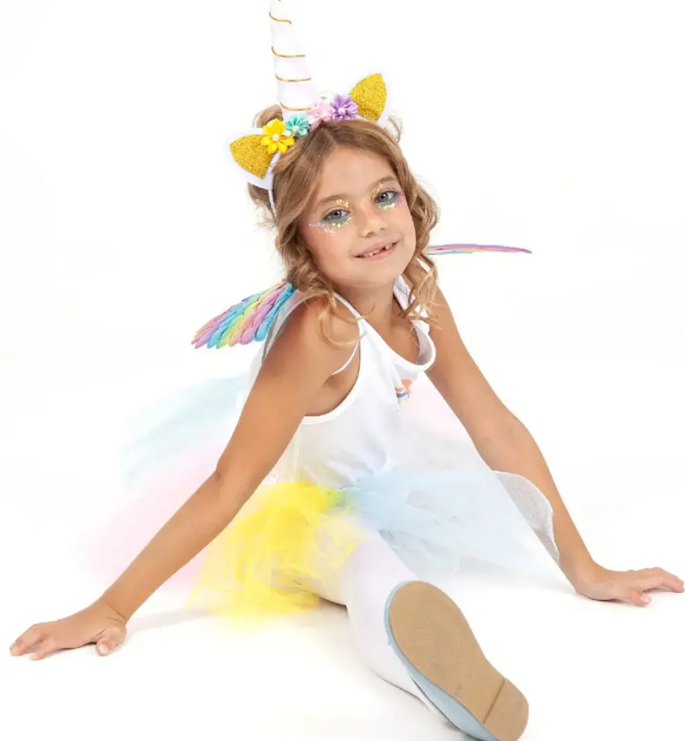 SET TUTU LICORNE AILES ET ACCESSOIRES