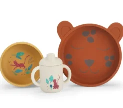 SET VAISSELLE SILICONE LA FORET MAWA
