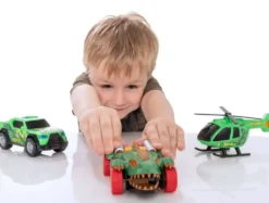 SET 3 VEHICULES DINOSAURES