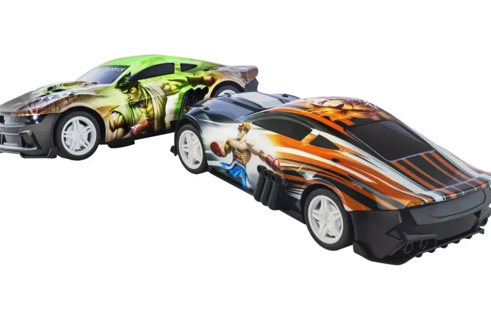 SET 2 VOITURES STREETFIGHTER RADIOCOMMANDEES