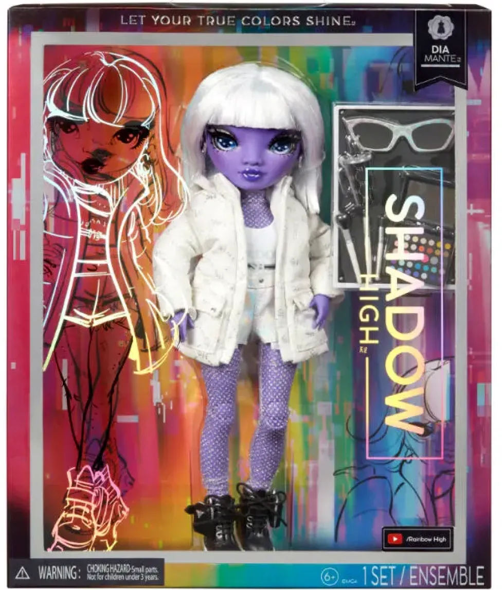 SHADOW HIGH POUPEE DIA MANTE -VIOLETTE
