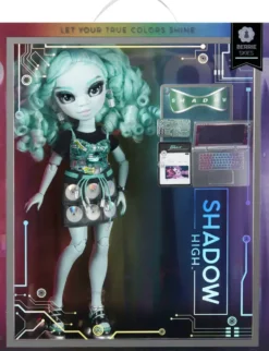 SHADOW HIGH- POUPEE MANNEQUIN 27 CM BERRIE SKIES VERT AVEC COMPAGNON ET ACCESSOIRES