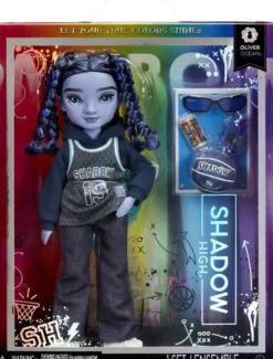 SHADOW HIGH POUPEE MANNEQUIN 27 CMOLIVER OCEAN BLEU AVEC COMPAGNON ET ACCESSOIRES